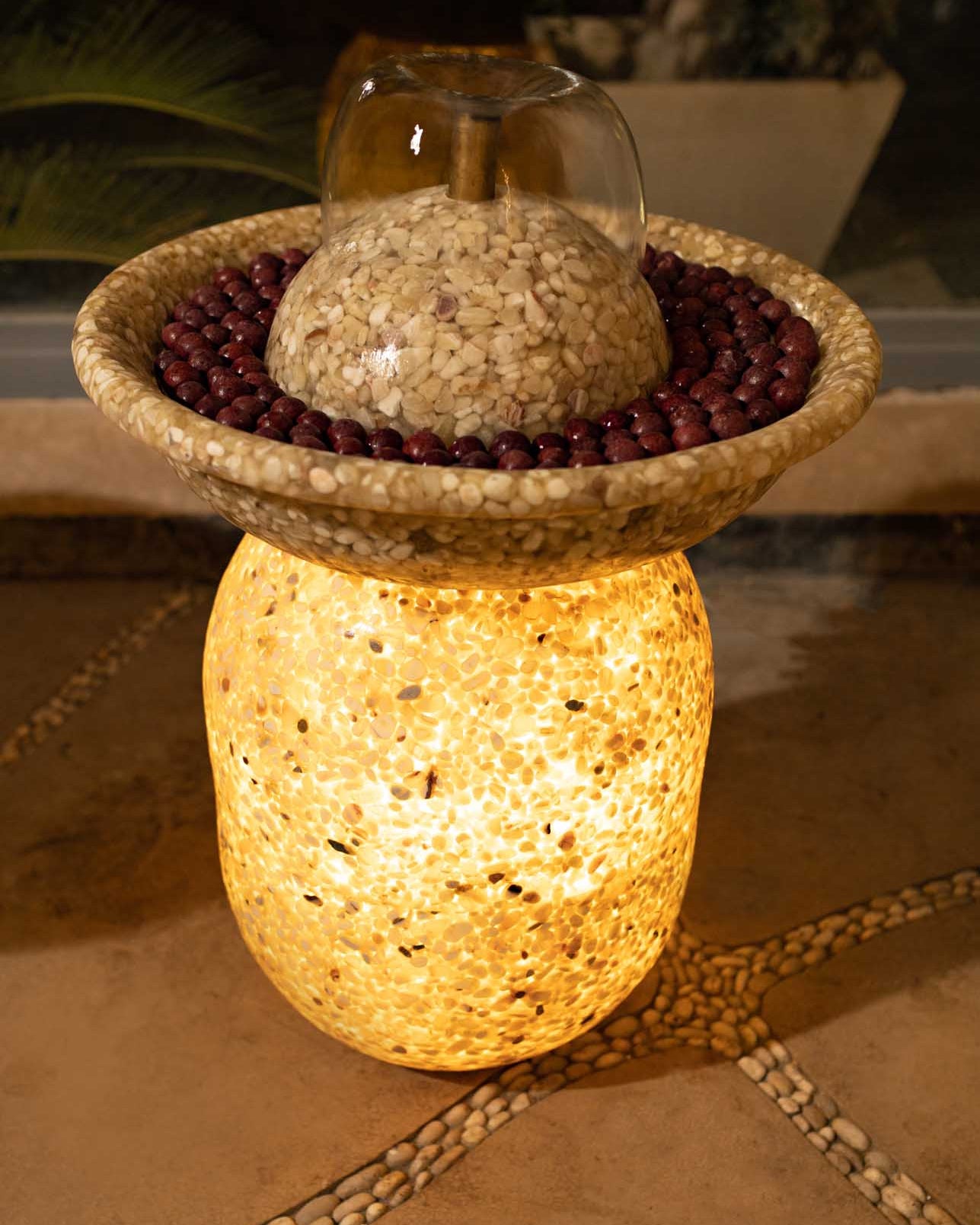 The Illuminated Alabaster Fountain