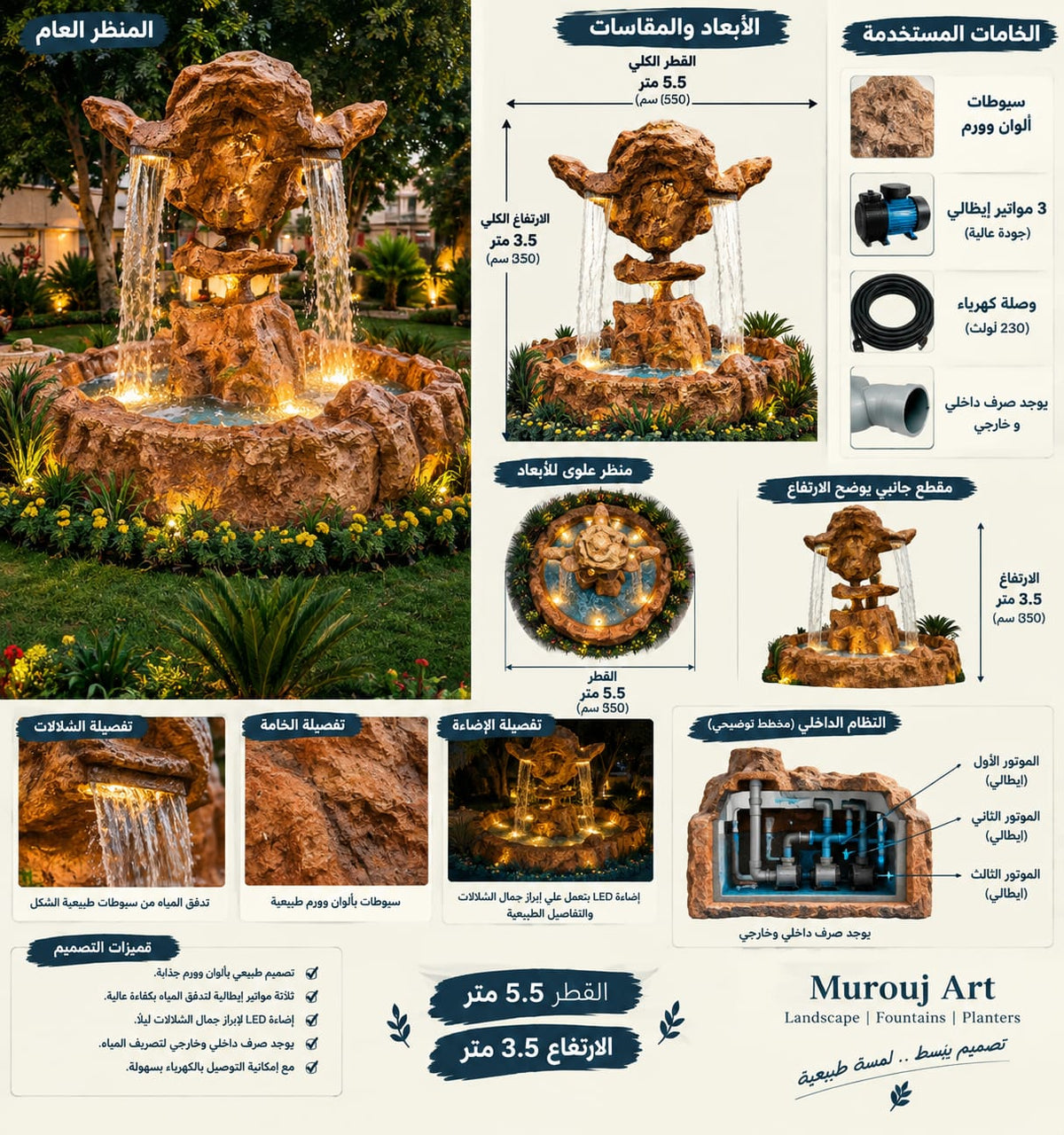 شلال صخري