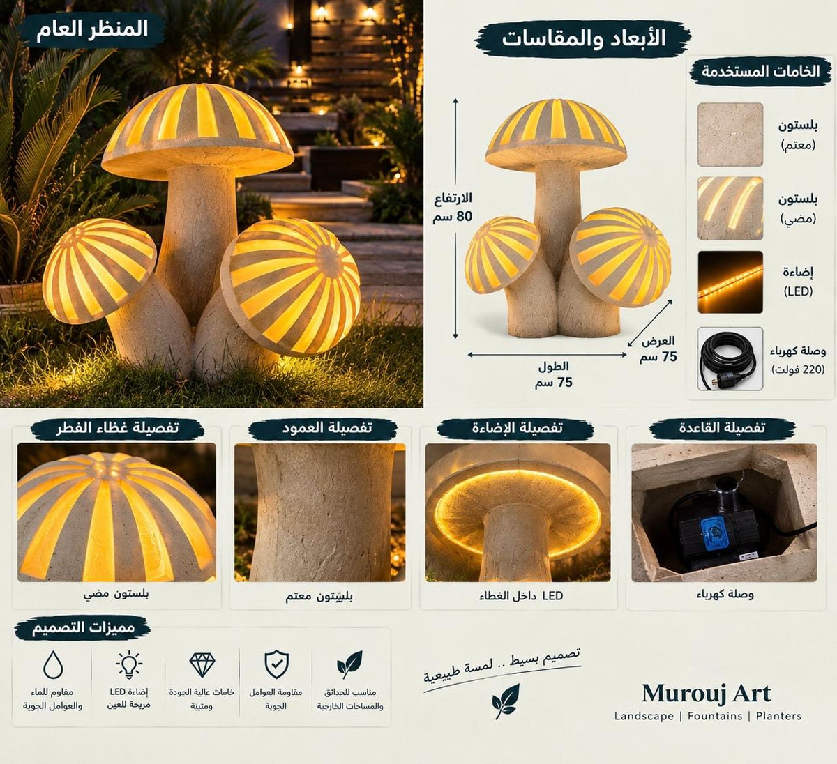 Decorative Mushroom Lighting