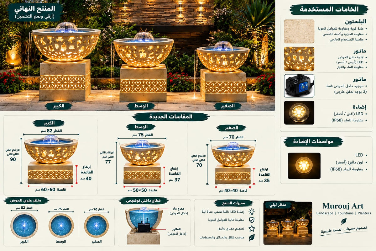 Arabian fountain set